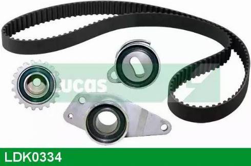 Lucas Engine Drive LDK0334 - Комплект зубчатого ремня ГРМ autospares.lv