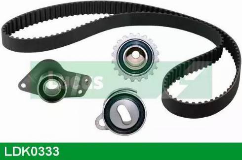 Lucas Engine Drive LDK0333 - Комплект зубчатого ремня ГРМ autospares.lv