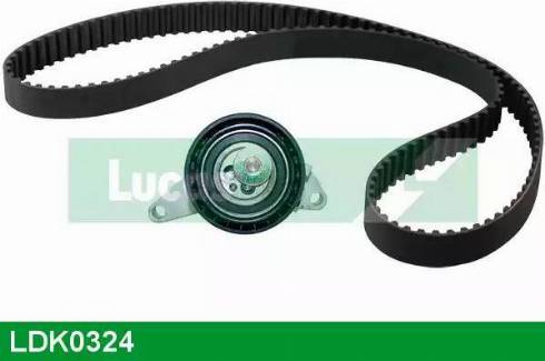 Lucas Engine Drive LDK0324 - Комплект зубчатого ремня ГРМ autospares.lv