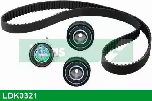 Lucas Engine Drive LDK0321 - Комплект зубчатого ремня ГРМ autospares.lv