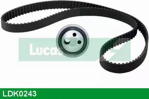 Lucas Engine Drive LDK0243 - Комплект зубчатого ремня ГРМ autospares.lv