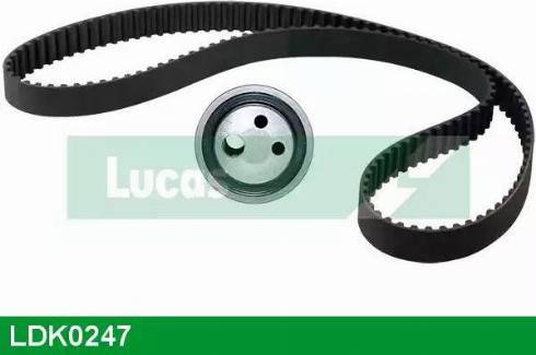 Lucas Engine Drive LDK0247 - Комплект зубчатого ремня ГРМ autospares.lv