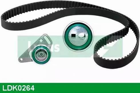 Lucas Engine Drive LDK0264 - Комплект зубчатого ремня ГРМ autospares.lv