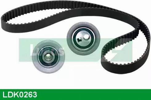 Lucas Engine Drive LDK0263 - Комплект зубчатого ремня ГРМ autospares.lv