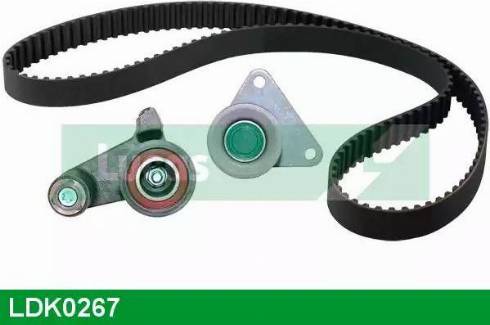 Lucas Engine Drive LDK0267 - Комплект зубчатого ремня ГРМ autospares.lv