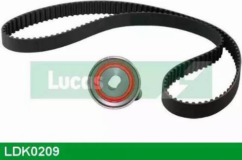 Lucas Engine Drive LDK0209 - Комплект зубчатого ремня ГРМ autospares.lv