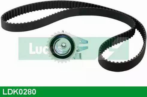 Lucas Engine Drive LDK0280 - Комплект зубчатого ремня ГРМ autospares.lv