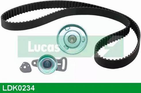 Lucas Engine Drive LDK0234 - Комплект зубчатого ремня ГРМ autospares.lv