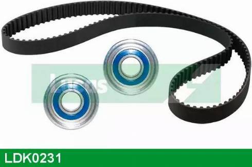 Lucas Engine Drive LDK0231 - Комплект зубчатого ремня ГРМ autospares.lv