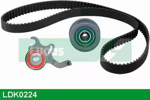 Lucas Engine Drive LDK0224 - Комплект зубчатого ремня ГРМ autospares.lv