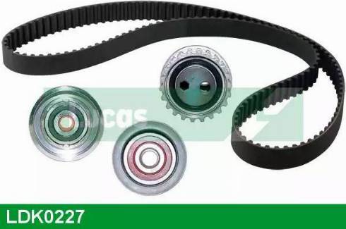 Lucas Engine Drive LDK0227 - Комплект зубчатого ремня ГРМ autospares.lv