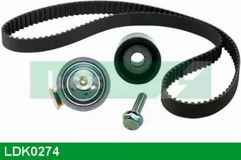 Lucas Engine Drive LDK0274 - Комплект зубчатого ремня ГРМ autospares.lv