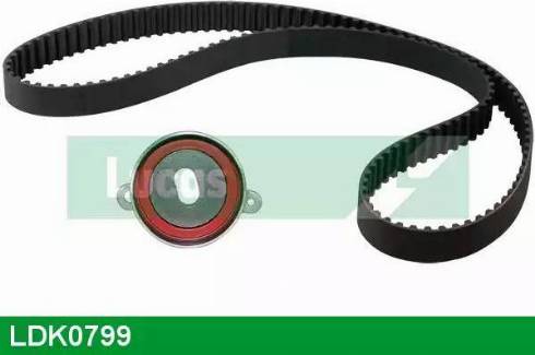 Lucas Engine Drive LDK0799 - Комплект зубчатого ремня ГРМ autospares.lv