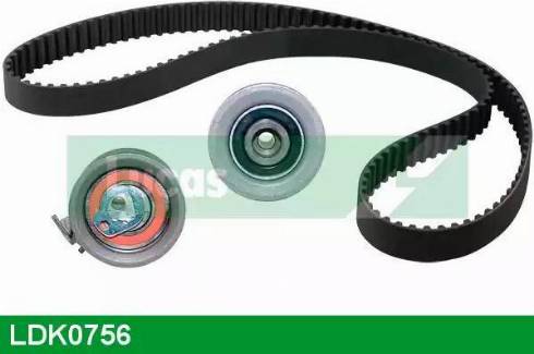 Lucas Engine Drive LDK0756 - Комплект зубчатого ремня ГРМ autospares.lv