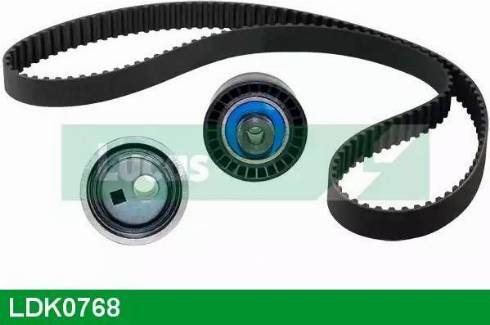 Lucas Engine Drive LDK0768 - Комплект зубчатого ремня ГРМ autospares.lv