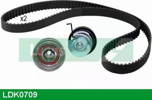 Lucas Engine Drive LDK0709 - Комплект зубчатого ремня ГРМ autospares.lv