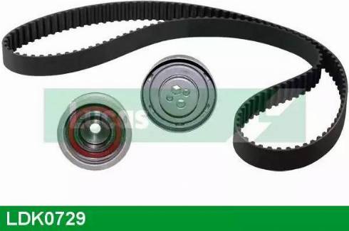 Lucas Engine Drive LDK0729 - Комплект зубчатого ремня ГРМ autospares.lv