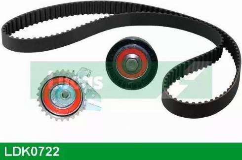 Lucas Engine Drive LDK0722 - Комплект зубчатого ремня ГРМ autospares.lv