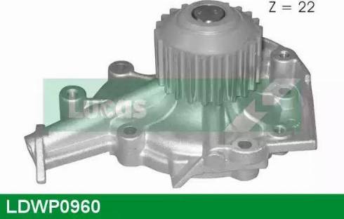 Lucas Engine Drive LDWP0960 - Водяной насос autospares.lv