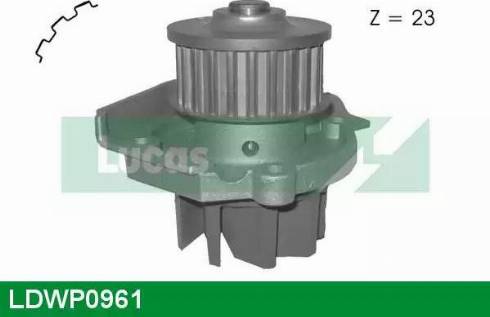 Lucas Engine Drive LDWP0961 - Водяной насос autospares.lv