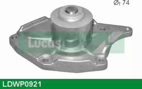 Lucas Engine Drive LDWP0921 - Водяной насос autospares.lv