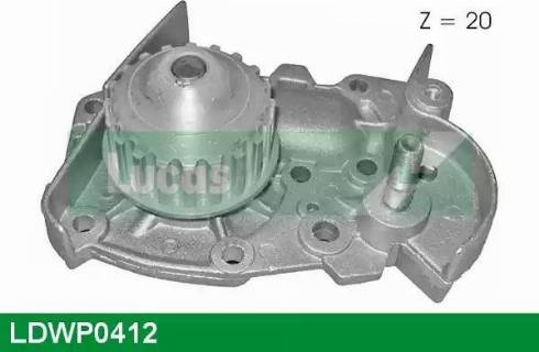 Lucas Engine Drive LDWP0412 - Водяной насос autospares.lv