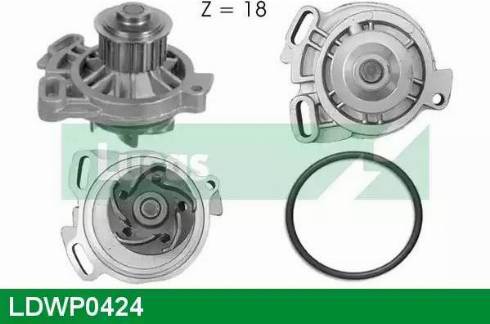 Lucas Engine Drive LDWP0424 - Водяной насос autospares.lv