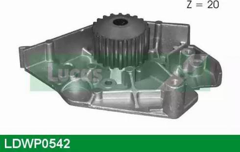 Lucas Engine Drive LDWP0542 - Водяной насос autospares.lv