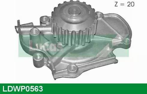 Lucas Engine Drive LDWP0563 - Водяной насос autospares.lv