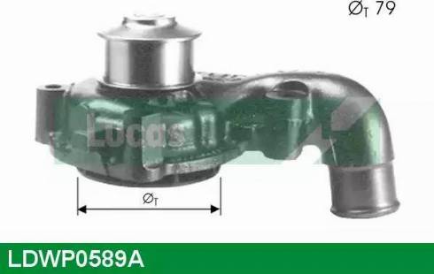 Lucas Engine Drive LDWP0589A - Водяной насос autospares.lv