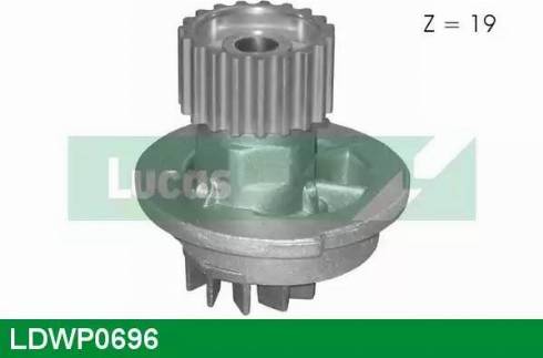 Lucas Engine Drive LDWP0696 - Водяной насос autospares.lv