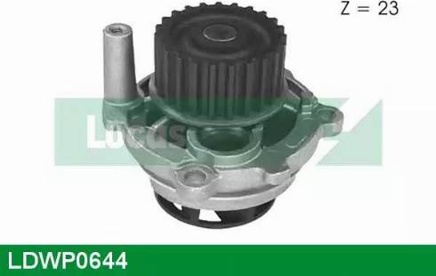 Lucas Engine Drive LDWP0644 - Водяной насос autospares.lv