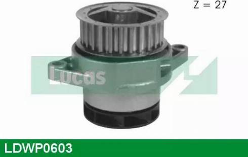 Lucas Engine Drive LDWP0603 - Водяной насос autospares.lv