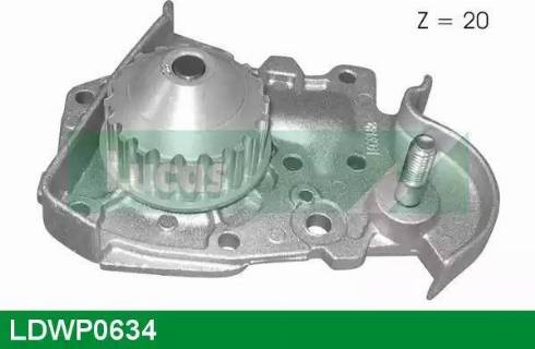 Lucas Engine Drive LDWP0634 - Водяной насос autospares.lv