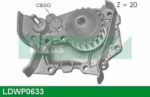 Lucas Engine Drive LDWP0633 - Водяной насос autospares.lv