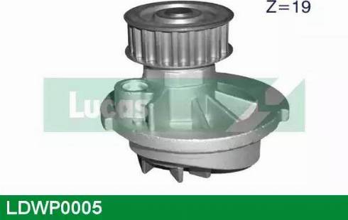 Lucas Engine Drive LDWP0005 - Водяной насос autospares.lv