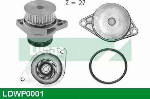 Lucas Engine Drive LDWP0001 - Водяной насос autospares.lv