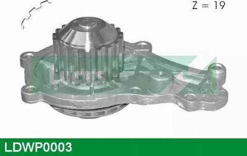 Lucas Engine Drive LDWP0003 - Водяной насос autospares.lv