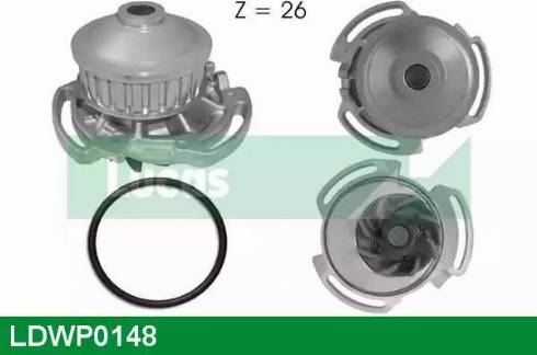 Lucas Engine Drive LDWP0148 - Водяной насос autospares.lv