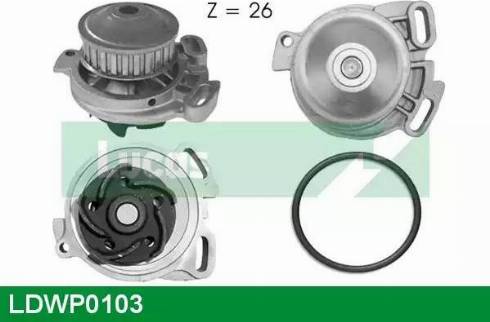 Lucas Engine Drive LDWP0103 - Водяной насос autospares.lv