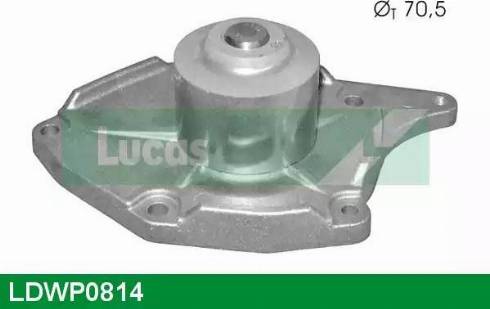 Lucas Engine Drive LDWP0814 - Водяной насос autospares.lv