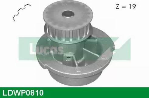 Lucas Engine Drive LDWP0810 - Водяной насос autospares.lv