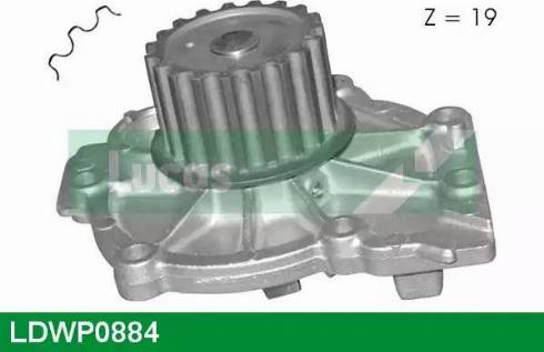 Lucas Engine Drive LDWP0884 - Водяной насос autospares.lv