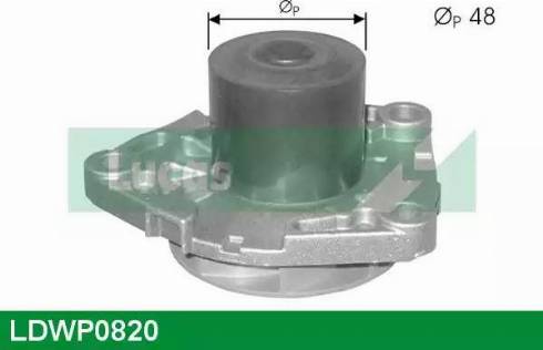 Lucas Engine Drive LDWP0820 - Водяной насос autospares.lv