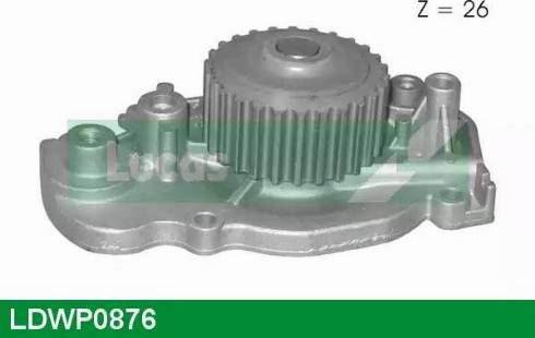 Lucas Engine Drive LDWP0876 - Водяной насос autospares.lv