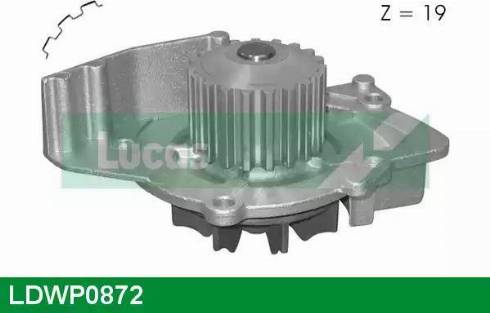 Lucas Engine Drive LDWP0872 - Водяной насос autospares.lv