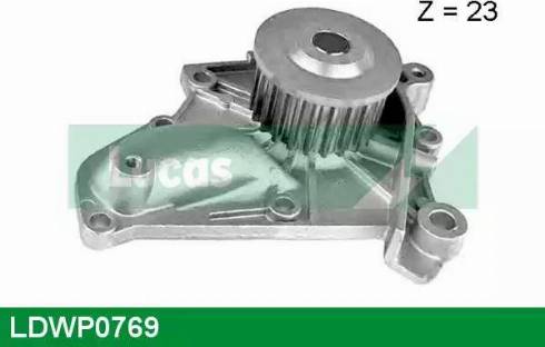 Lucas Engine Drive LDWP0769 - Водяной насос autospares.lv