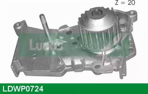 Lucas Engine Drive LDWP0724 - Водяной насос autospares.lv