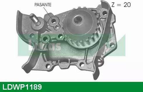 Lucas Engine Drive LDWP1189 - Водяной насос autospares.lv