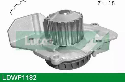 Lucas Engine Drive LDWP1182 - Водяной насос autospares.lv